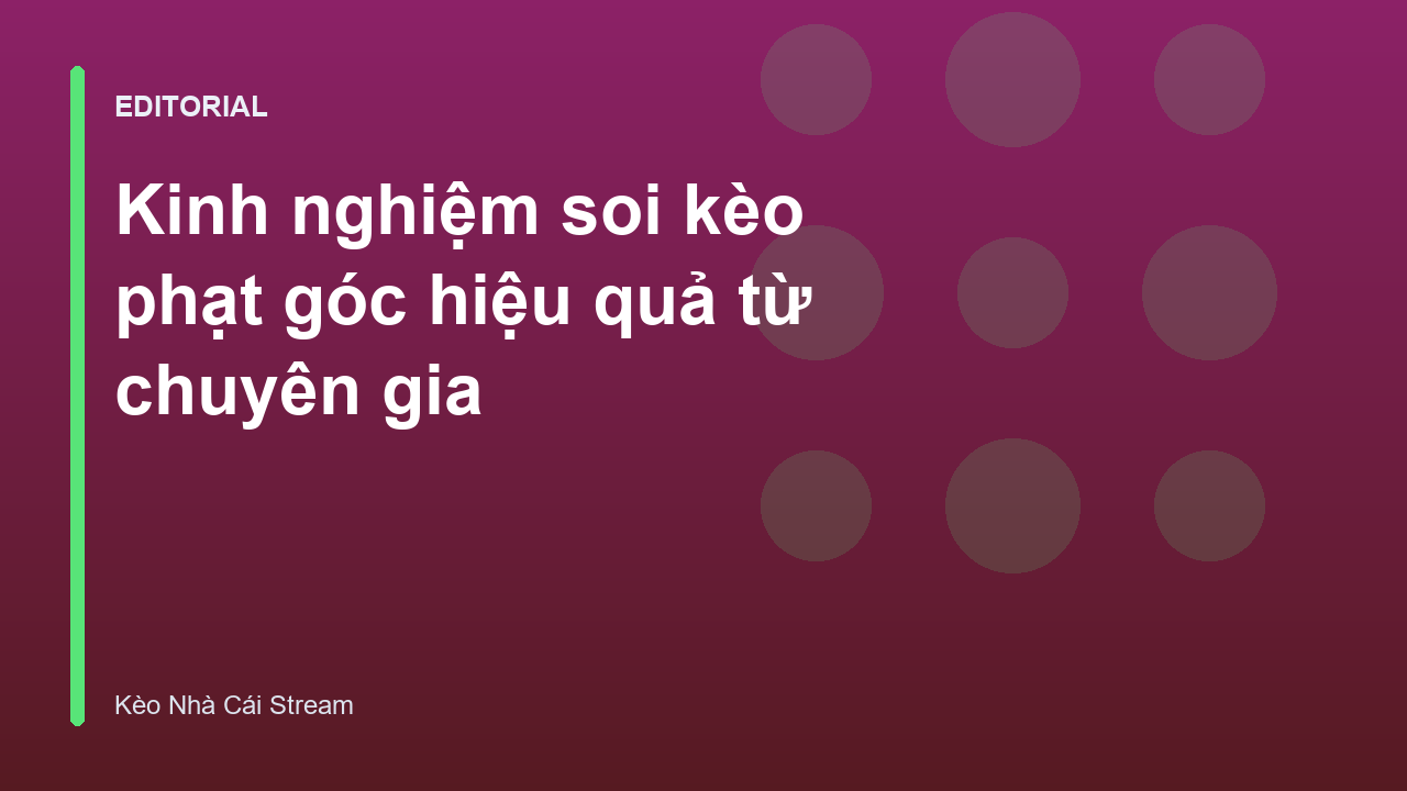 Người chơi đang phân tích kèo phạt góc trong trận đấu bóng đá